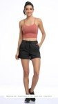 Willit Women's Shorts Athletic Running Shorts Yoga Lounge Active Shorts Comfy Lightweight with Pockets 2.5" Black M