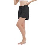 MOLISOHO 2 Pack Women's Pajama Shorts Sleep Shorts Women Lounge Pants Women's Sleep Bottoms(X-Large-Black/Pink)