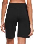 BALEAF Women's 10'' Athletic High-Waisted Bermuda Long Shorts Running Yoga Lounge Stretch Workout Pockets Black Size XL