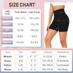 DHSO 3 Pack Biker Shorts for Women-5" High Waist Soft Summer Womens Shorts Spandex Workout Shorts for Running Athletics(3 Pack Black,Dark Gray,Navy, L/XL)