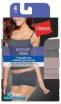 Hanes womens 4 Pack Smooth Microfiber Boyshort Boy Shorts, Assorted, Large US