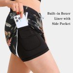 APTRO Women's Casual Swim Trunks Quick Dry Print Beach Shorts WP077 XL