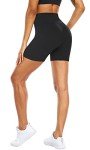 iaoja High Waisted Biker Shorts for Women-5"/8" Tummy Control Fitness Athletic Workout Running Yoga Gym Shorts