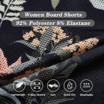 APTRO Women's Casual Swim Trunks Quick Dry Print Beach Shorts WP077 XL