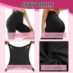 4 Pack Biker Shorts Women - 5"/8" High Waisted Soft Tummy Control Compression for Workout Gym Yoga Running Summer Shorts