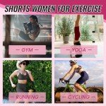 4 Pack Biker Shorts Women - 5"/8" High Waisted Soft Tummy Control Compression for Workout Gym Yoga Running Summer Shorts