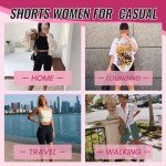 4 Pack Biker Shorts Women - 5"/8" High Waisted Soft Tummy Control Compression for Workout Gym Yoga Running Summer Shorts