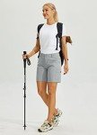 Willit Women's Golf Hiking Shorts Cargo Quick Dry Athletic Shorts Casual Summer Shorts with Pockets 7" Gray 12
