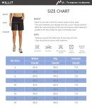 Willit Women's Golf Hiking Shorts Cargo Quick Dry Athletic Shorts Casual Summer Shorts with Pockets 7" Gray 12