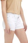 Suko jeans Women’s Stretch Denim Cutoff Shorts 85219 White 10