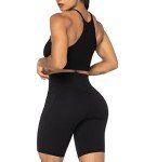 Sunzel 10" / 8" / 5" / 3" Biker Shorts for Women with Pockets, High Waisted Yoga Workout Shorts