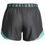 Under Armour Women's Play Up 3.0 Shorts, (058) Castlerock/Radial Turquoise/Radial Turquoise, Small