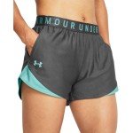 Under Armour Women's Play Up 3.0 Shorts, (058) Castlerock/Radial Turquoise/Radial Turquoise, Small