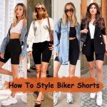 NEW YOUNG 3 Pack Biker Shorts for Women with Pockets High Waisted 8''Tummy Control Black Workout Yoga Short Pants
