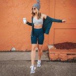 NEW YOUNG 3 Pack Biker Shorts for Women with Pockets High Waisted 8''Tummy Control Black Workout Yoga Short Pants