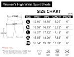 HIBETY 2 Pack Women's Bike Shorts High Waisted Yoga Running Workout Shorts Tummy Control Gym Athletic Shorts with Pockets Black/Purple-2P03-M