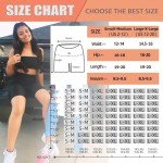 NEW YOUNG 3 Pack Biker Shorts for Women with Pockets High Waisted 8''Tummy Control Black Workout Yoga Short Pants