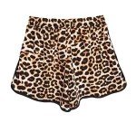 Kafeimali Women's Fashion Summer Leopard Beach Shorts Casual Short Pants, Leopard, Medium