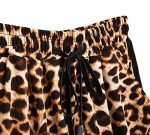 Kafeimali Women's Fashion Summer Leopard Beach Shorts Casual Short Pants, Leopard, Medium