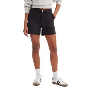 Levi's Women's Utility Short, (New) Caviar, 34