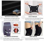 Holure Women's 2 Pack High Waist Yoga Short Workout Running Athletic Compression Shorts Black/Purple-M