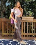 G4Free Wide Leg Pants for Women Yoga Dress Pants with Pockets High Waist Work Business Casual Sweatpants Taupe