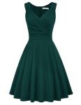 Grace Karin Sleeveless Green Cocktail Dress for Women