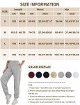 heekpek Jogging Pants Women Baggy Sweatpants High Elastic Waist Jogger Sports Pant with Pockets Warm Workout Fleece Trousers Light Grey