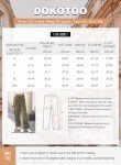 Dokotoo Sweatpants Wide Leg Dress Pants for Women Slacks Womens Trousers Women's Casual Work Pants 2024 Fall Outfits Teacher Fashion Clothes High Waisted Drawstring Yoga Pants Trendy Pants Brown M