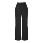 Work Pants Women Solid High Waisted Business Casual Pants Bootcut Dress Pants with Pockets Trendy Office Trousers, Pantalones De Cintura Alta para Mujer
