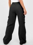 Aleumdr Womens Cargo Sweatpants 2024 Fall Trendy Tall Baggy High Waisted Sweats Pants Athletic Trousers with Pockets Black Medium