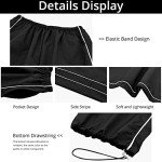 Allmloers Women Parachute Pants High Waist Wide Leg Baggy Cargo Pants Y2K Track Pants Jogger Lounge Trousers Streetwear Black