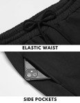 PINSPARK Women's Fleece Sweatpant Baggy Winter Warm Joggers Pant Outdoor Sweat Pants Drawstring Trousers Pockets Black