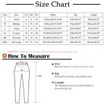 Women Casual Cotton Linen Pants 2024 Trendy Fall Causal Elastic Waist Lounge Trousers Lightweight Relax Fit Bottom