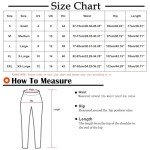 Work Pants for Women 2024 High Waist Dress Pant Stretch Athletic Workout Yoga Pants Casual Business Pant Trousers D-Black