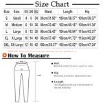 Black of Friday Deals 2024 Cargo Pants for Women Fall Corduroy Pant Baggy Loose Fit Sweatpants Outdoor Straight Leg Basic Long Trousers(White X-Large)