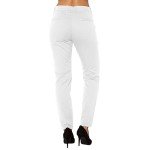 Black of Friday Deals 2024 Cargo Pants for Women Fall Corduroy Pant Baggy Loose Fit Sweatpants Outdoor Straight Leg Basic Long Trousers(White X-Large)