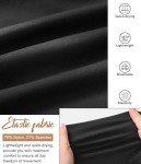 AFFA Sweatpants Women High Waist Jogger Pants Lightweight Yoga Running Workout Casual Athletic Trousers with Zipper Pockets(Black,S)