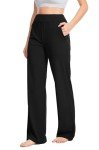 wkwmrpet Womens Wide Leg Sweatpants Pantalon Femme Black Trouser Style Yoga Pants Casual Petite Pants S