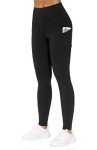 THE GYM PEOPLE Thick High Waist Yoga Pants for Women, Tummy Control Workout Running Yoga Leggings with Pockets (Medium, Black)