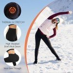 3 Pack Fleece Lined Leggings Women High Waisted Warm Winter Yoga Pants for Women Thermal Running Workout Leggings