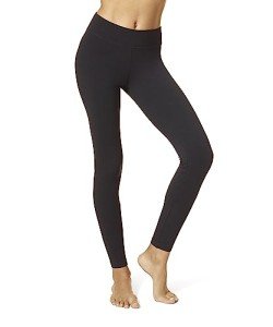 Hue Women's Ultra Leggings with Wide Waistband, Black, Medium
