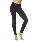 Hue Women's Ultra Leggings with Wide Waistband, Black, Medium
