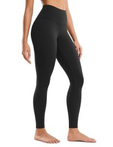 CRZ YOGA Butterluxe High Waisted Lounge Legging 28'' - Workout Leggings for Women Buttery Soft Yoga Pants Black Medium