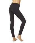Hue Women's Ultra Leggings with Wide Waistband, Black, Medium
