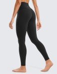 CRZ YOGA Butterluxe High Waisted Lounge Legging 28'' - Workout Leggings for Women Buttery Soft Yoga Pants Black Medium