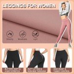 DHSO Leggings for Women, Non See-Through High Waisted Womens Leggings, Tummy Control Pants for Running Cycling Yoga Workout, 3 Pack Black, Large-X-Large