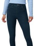 HUE Women's Ultra Soft High Waist Denim Leggings, Black Indigo Wash, Medium
