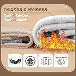 DHSO Fleece Lined Leggings Women High Waisted Winter Warm Workout Leggings Thick Thermal Yoga Pants, Black Small