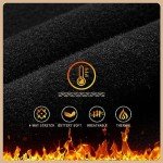 DHSO 3 Pack Fleece Lined Leggings for Women High Waisted Thermal Winter Workout Leggings for Women Warm Yoga Pants, Black Black Black, S-M